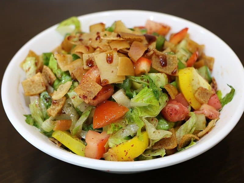 Halloumi Fattoush